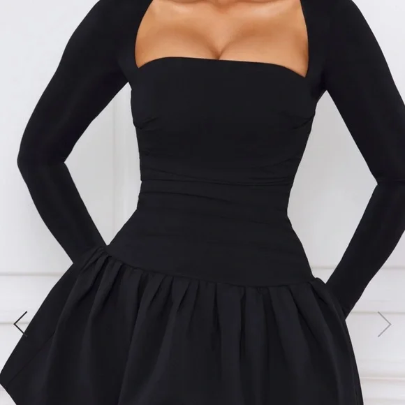 Oh Polly Longsleeve Bubble Mini Dress☕️ - Picture 8 of 12